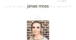 Desktop Screenshot of janaemoss.com